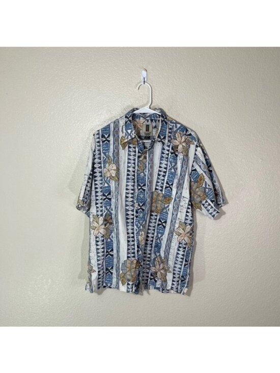 Tori Richard Other - Tori Richard Hawaiian Shirt Mens Large Cotton Beach Pool Coastal Button Up